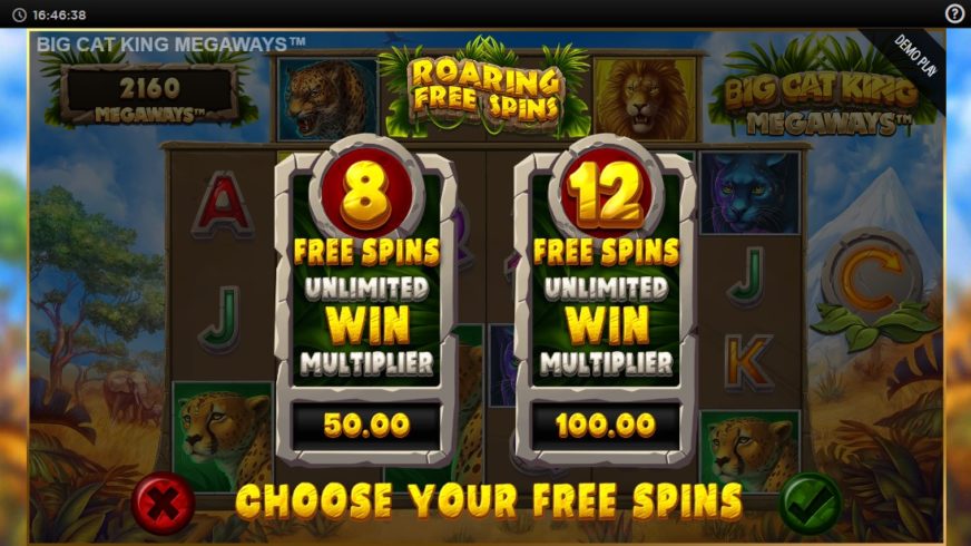 Screenshot 2  Big Cat King Megaways