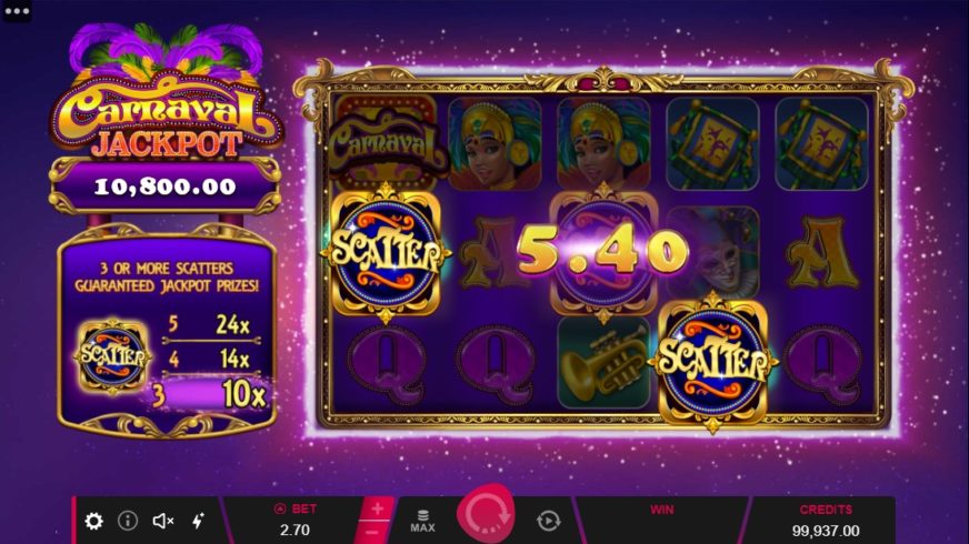 Screenshot 2  Carnaval Jackpot