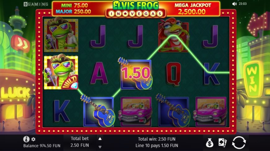 Screenshot 2  Elvis Frog in Vegas