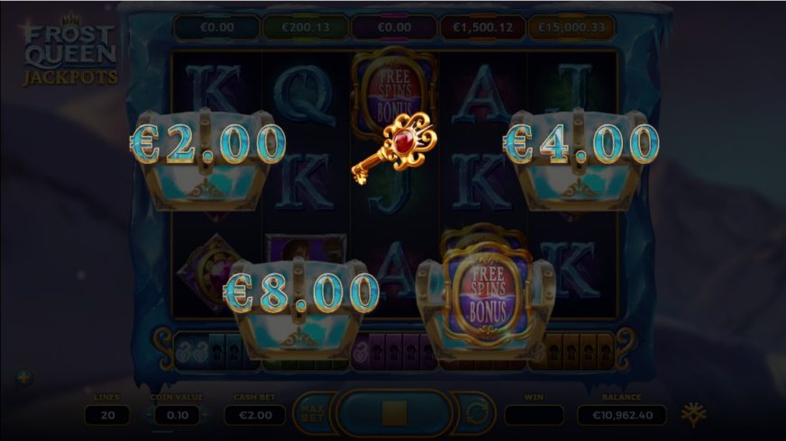 Screenshot 2  Frost Queen Jackpots