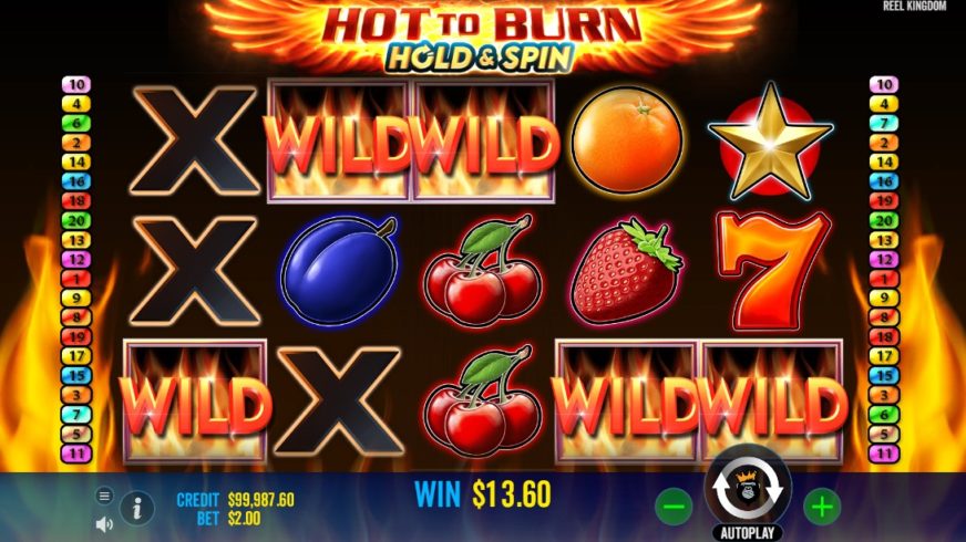 Screenshot 2  Hot to Burn Hold and Spin