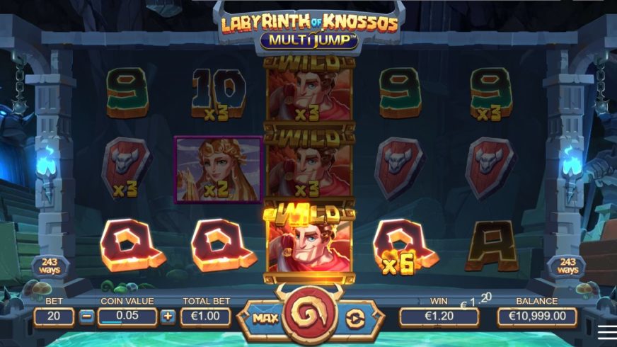 Screenshot 2  Labyrinth of Knossos Multijump