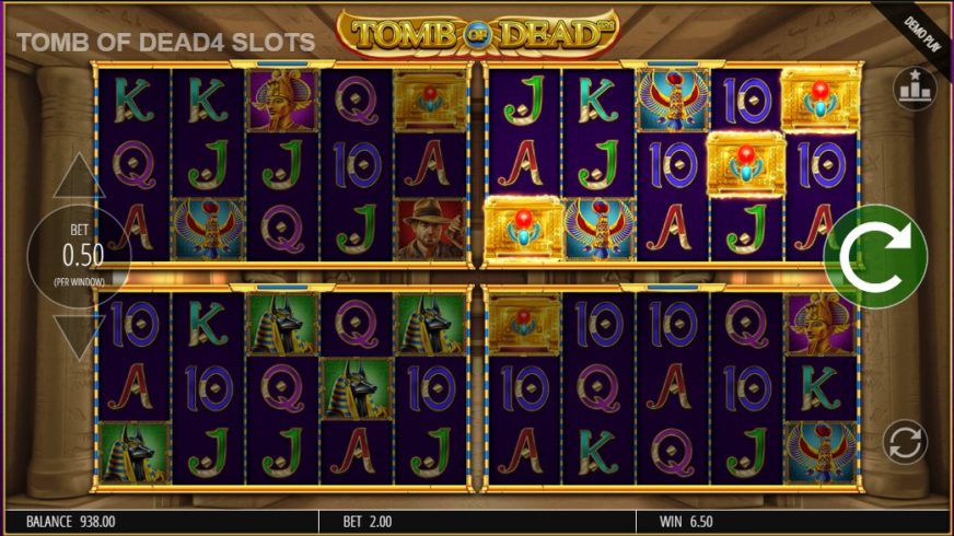 Screenshot 2  Tomb of Dead Power 4 Slots